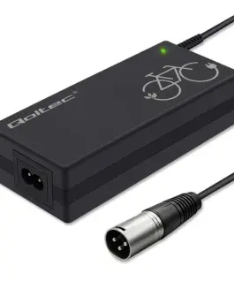 Qoltec зарядно for ebike 36V 42V 2A 3P XLR 18mm