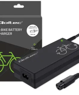 Qoltec зарядно for ebike 36V 42V 2A 3P GX16