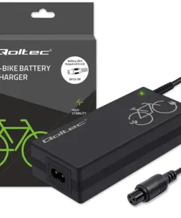 Qoltec зарядно for ebike 36V 42V 2A GX12-3Pin