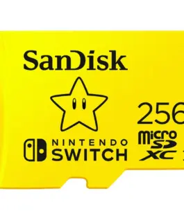 Карта памет SANDISK microSDXC card for Nintendo Switch 256GB up to 100MB/s Read 60MB/s Write U3 C10 A1