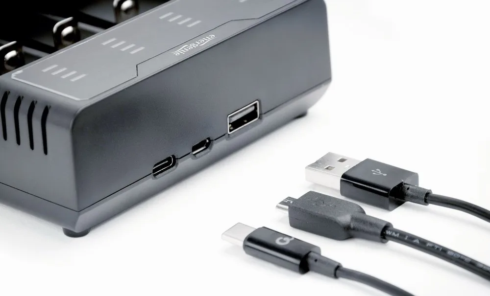 Gembird Battery зарядно USB Ni-MH+Li-ion черен - Image 4