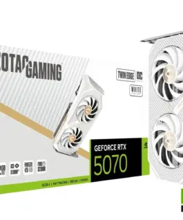Alternative view of ZOTAC видео карта GeForce RTX 5070 TWIN EDGE OC бял 12GB GDDR7 192bit
