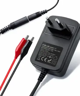 Qoltec зарядно for AGM GEL STD 6V 12V 6W 5.5×2.1