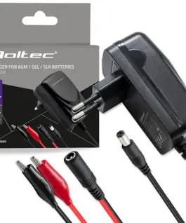 Qoltec зарядно for AGM GEL STD 6V 12V 6W 5.5×2.1