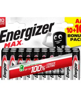 Energizer Alkaline batteries LR6/ AA MAX blister 20PCS.