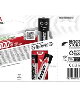 Alternative view от Energizer Alkaline batteries LR6/ AA MAX blister 20PCS.