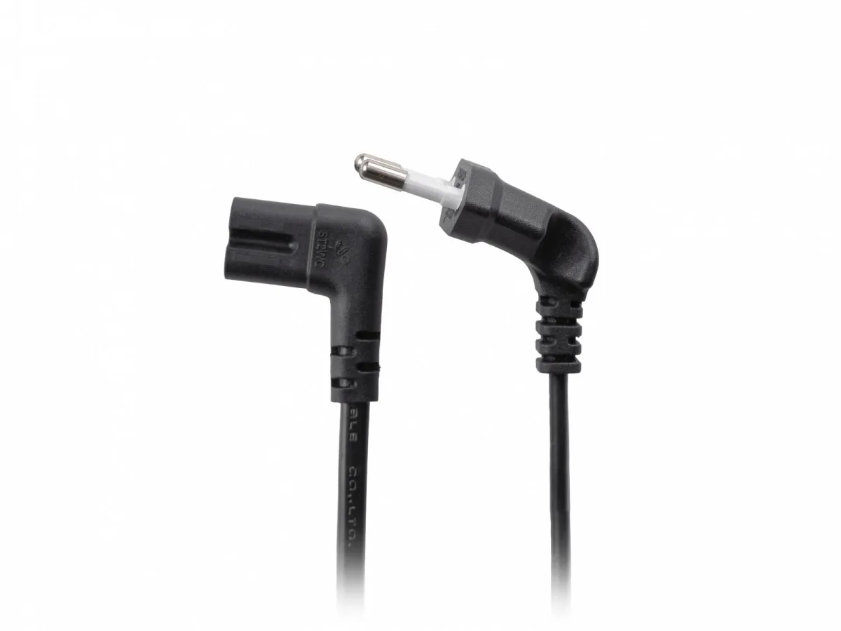Lanberg Power cord EURO (radio) CEE 7/16- IEC 320 C7 3m angled VDE черен - Image 2