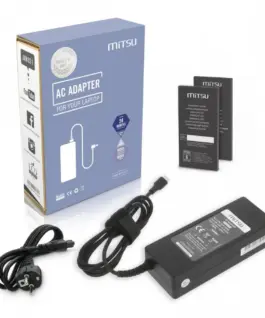 Mitsu Лаптоп power зарядно адаптер 100W USB type C USB-C 5V-9V-12V-15V/3A 20V/5A