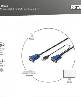 Digitus KVM кабел PS/2 for KVM consoles 5
