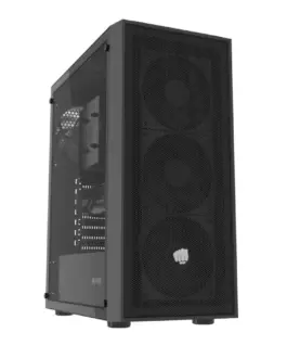 Natec кутия за компютър Fury Shobo SH8F Midi Tower window черен