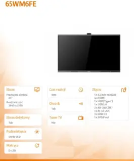 Hisense Interactive монитор 65WM6FE 65 inches 4K GoBoard Live Pro