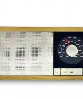 Alternative view of Eltra Radio Krystyna wooden casing