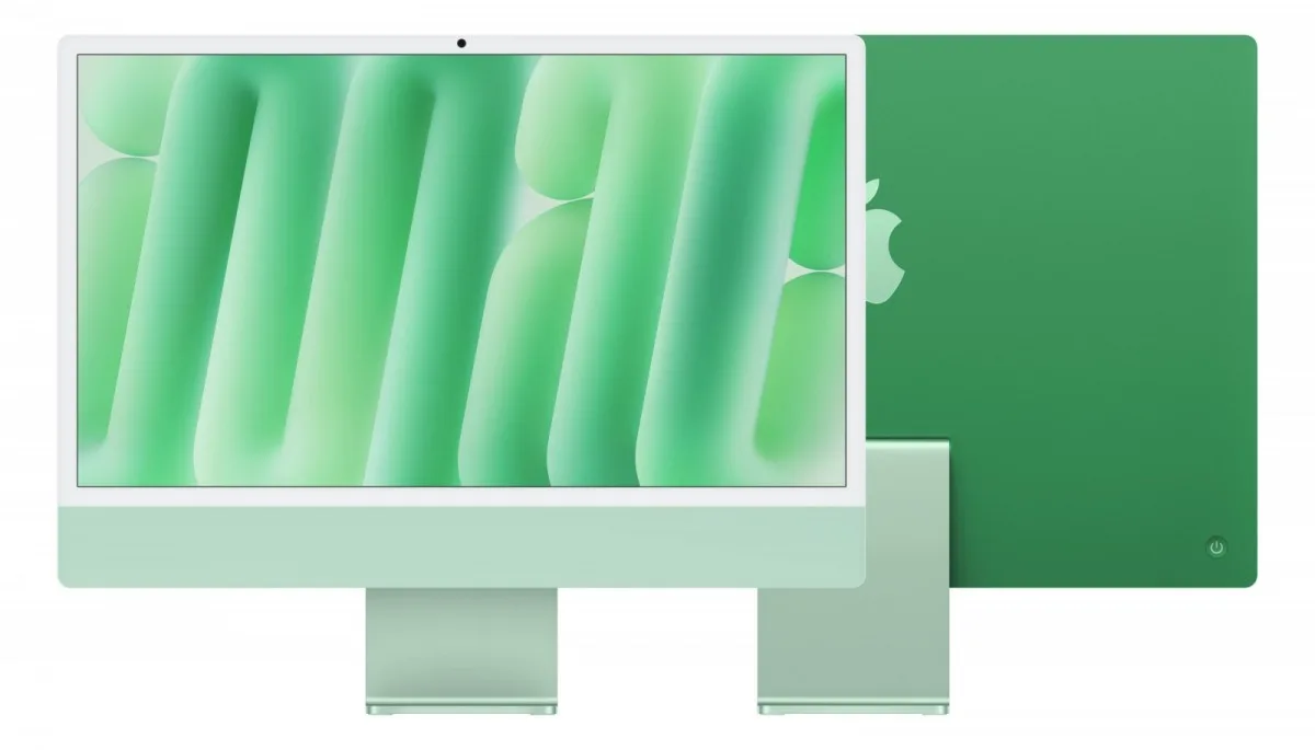 Apple iMac 24 inch: M4 10/10, 32GB, 2TB SSD - зелен - Image 2