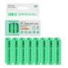 Green Cell Rechargable batteries 16xAAA HR03 950mAh