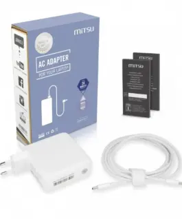 Mitsu Лаптоп power зарядно адаптер 100W USB type C USB-C 5V-9V-12V-15V/3A 20V/5A