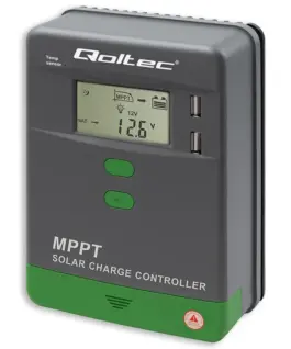 Qoltec Solar charge controller MPPT 10A 12V 24V LCD