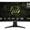 MSI Monitor 23.6 inch MAG 245C X24 LED/FHD/Curved/240Hz/черен