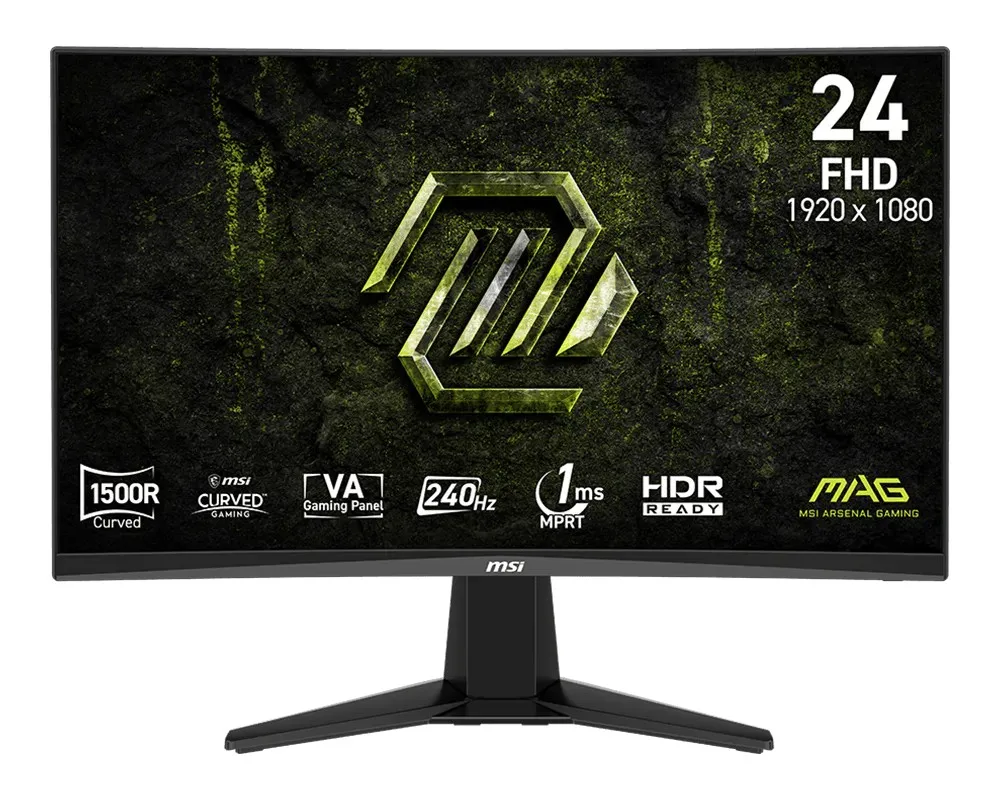 MSI Monitor 23.6 inch MAG 245C X24 LED/FHD/Curved/240Hz/черен