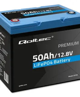 Qoltec LiFePO4 battery 12.8V 50Ah 640Wh BMS