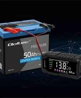 Qoltec LiFePO4 battery 12.8V