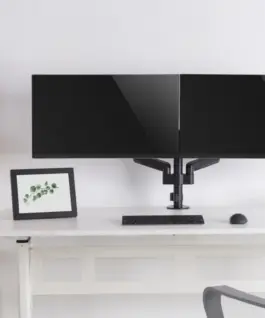 Gembird Adjustable desk 2-display mounting arm