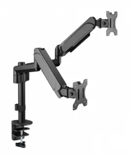 Gembird Adjustable desk 2-display mounting arm 17 inches -32 inches up to 9 kg