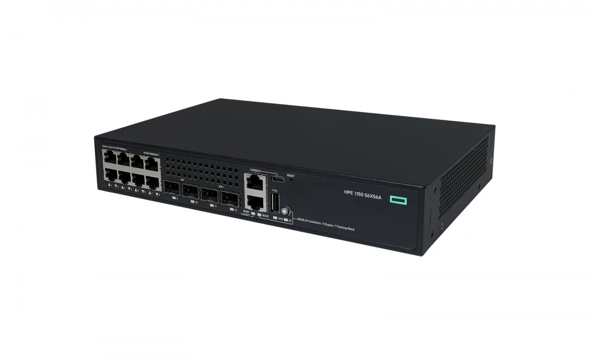 Hewlett Packard Enterprise Switch NW CW 2150 8G 2F 2P S6X56A - Image 3