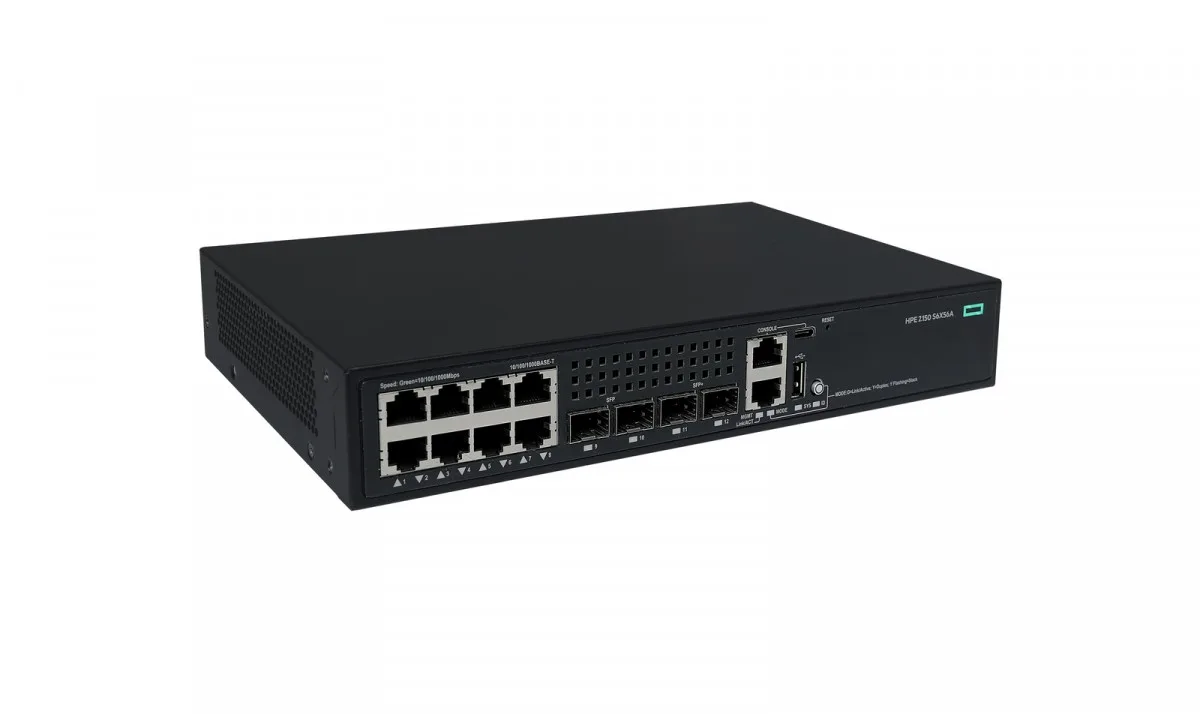 Hewlett Packard Enterprise Switch NW CW 2150 8G 2F 2P S6X56A - Image 4