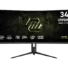 MSI Monitor 34 inches MAG 342CQRF E20 UWQHD/Curved/200Hz/черен