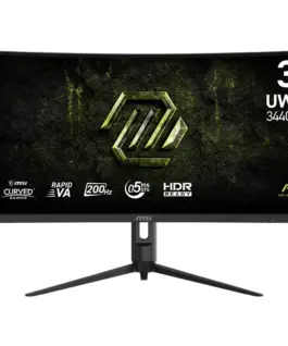 MSI Monitor 34 inches MAG 342CQRF E20 UWQHD/Curved/200Hz/черен