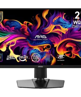 MSI Monitor 26.5 inch MAG 272QP QD-OLED X24/FLAT/240Hz/черен