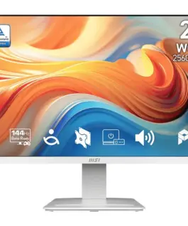 MSI Monitor 27 inch PRO MP273QW E14 LED/WQHD/FLAT/144Hz/бял