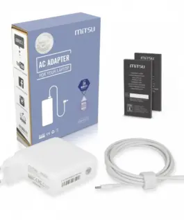 Mitsu Лаптоп зарядно захранващ блок 87W USB-C 5V-9V-12V-15V/3A 20V/3.25A 20.2V/4.3A
