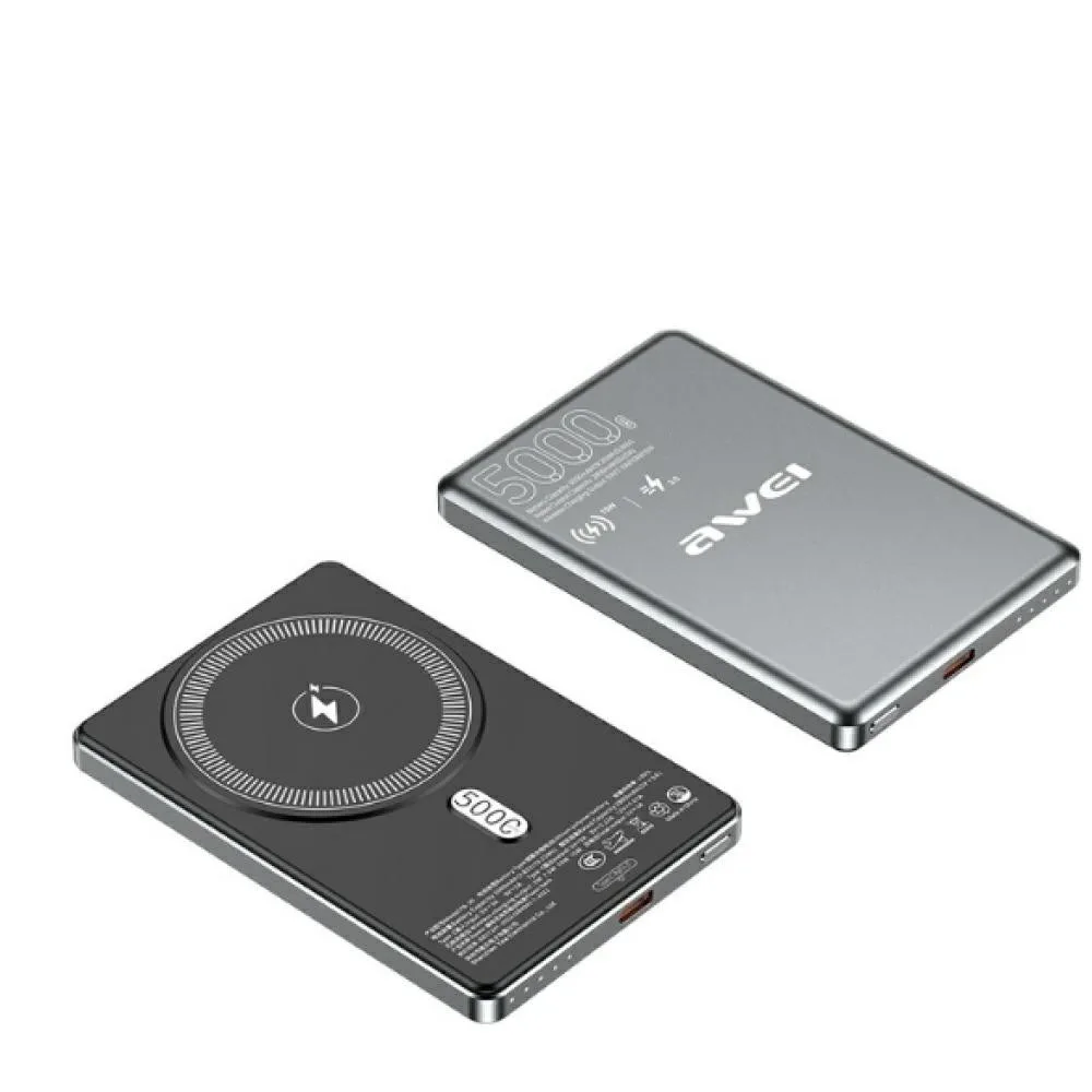 AWEI външна батерия PA-30 MagSafe 5000mAh induction