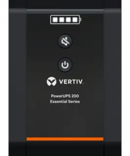 Alternative view of Vertiv UPS PowerUPS 200 Essential PSA6E-600IT-SCH 600VA 230V 4SCH