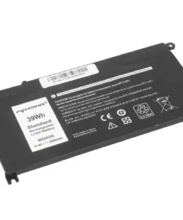 Alternative view от Movano Battery WDX0R P75F P62F P66F T2JX4 WDXOR for Dell - 3400 mAh (39 Wh)