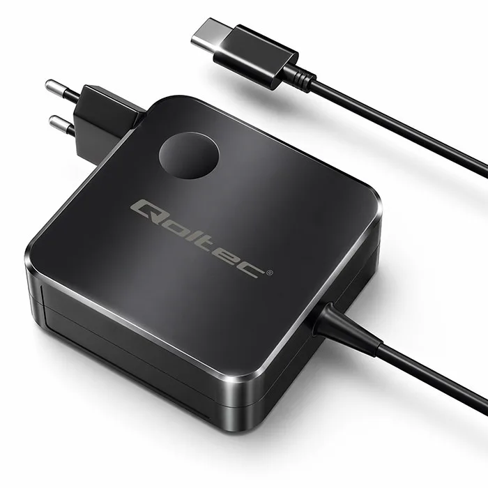 Qoltec Cahrger USB C 100W GaN PD 5V 20V 3A 5A