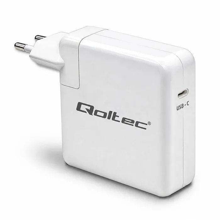 Qoltec зарядно USB C 96W 5V 20V 3A 4.8A