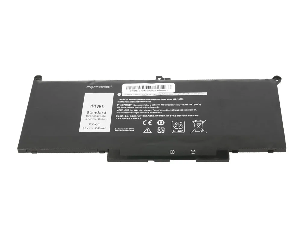 Movano Battery MYJ96 for Dell Latitude 7290 7390 7490 - 5800 mAh (44 Wh) - Image 3