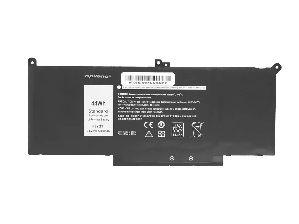 Movano Battery MYJ96 for Dell Latitude 7290 7390 7490 - 5800 mAh (44 Wh) - Image 5