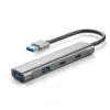 iBOX Hub USB Typ-A 4-port 2xUSB-C 5Gb/s + 2xUSB-A 5Gb/s