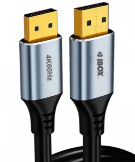 iBOX кабел DisplayPort 4K60 Hz 2 m