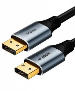 iBOX кабел DisplayPort 4k 60 Hz 1 m