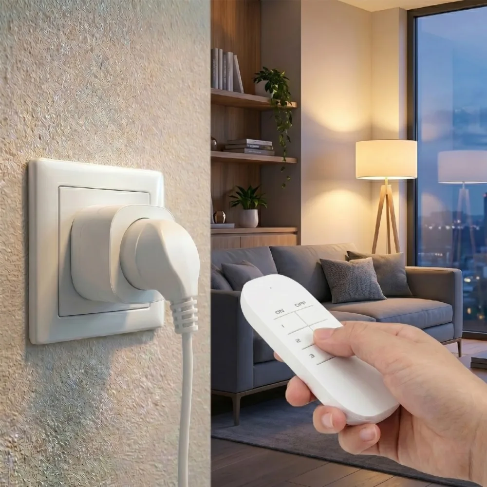 GreenBlue Remote-controlled x3 socket outlets GB313 F - Image 3
