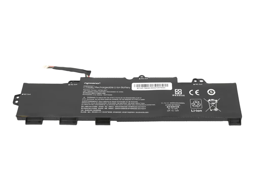Movano Battery TT03XL for HP EliteBook 755 850 G5 850 G6 - 4400 mAh (49 Wh) - Image 3