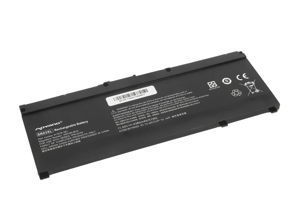 Movano Battery SR03XL for HP Gaming 15 17 Omen 15-DC - 4380 mAh (51 Wh) - Image 2