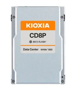 Kioxia SSD CD8P-R 7680GB U.2 NVMe Gen.5 1x4 DWPD 1 3D TLC BiCS Flash Data Center NVMe non-SED SIE