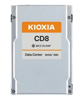 Kioxia SSD CD8-V 12800GB U.2 NVMe Gen.4 1x4 DWPD 3 3D TLC BiCS Flash Data Center NVMe non-SED SIE