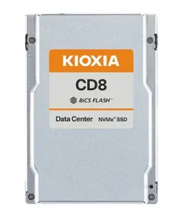Kioxia SSD CD8-V 800GB U.2 NVMe Gen.4 1x4 DWPD 3 3D TLC BiCS Flash Data Center NVMe non-SED SIE PLP