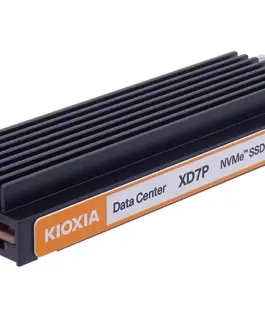 Kioxia SSD XD7P 3840GB E1.S NVMe Gen.4 1×4 DWPD 1 3D TLC BiCS Flash Data Center NVMe SED